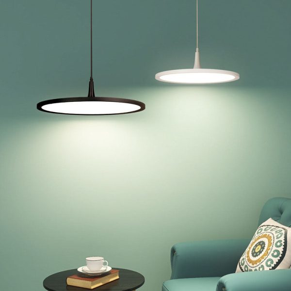Modern Minimalist Aluminum Round Shape LED Pendant Light For Dining Room - Image 21