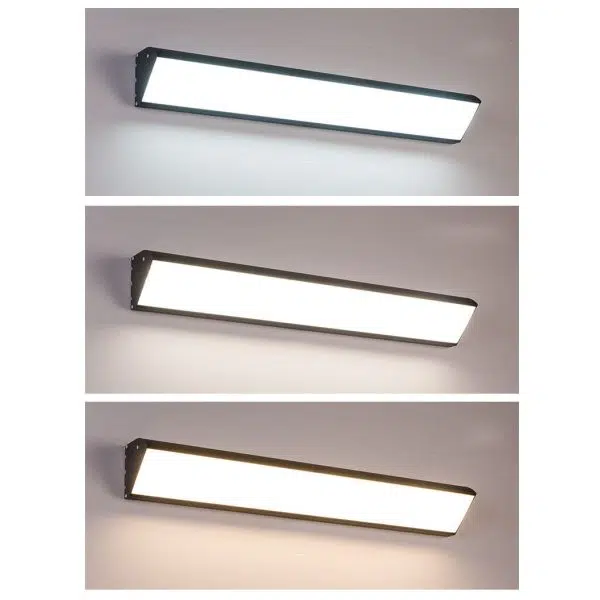 Modern Minimalist Aluminum Acrylic Waterproof Long Outdoor Indoor LED Wall Sconce Lamp - Image 25