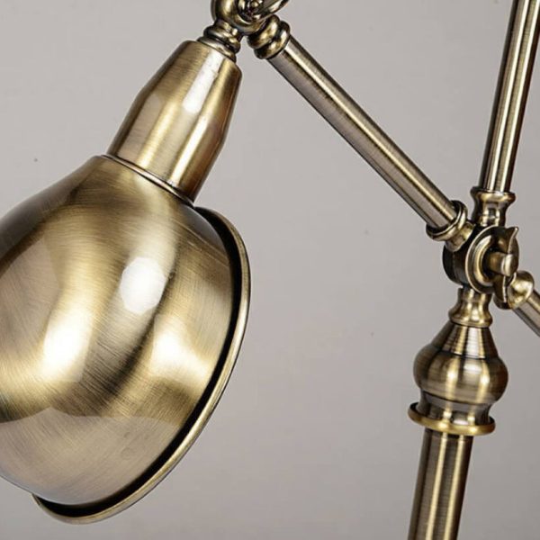 Simple Industrial Iron Eye Protection 1-Light Table Lamp - Image 4