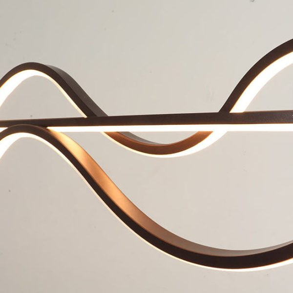 Modern Minimalist Lines LED Island Light Chandelier - Image 10