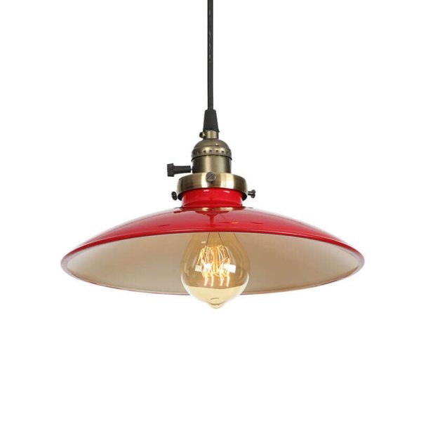 Industrial Iron Multicolor Bowl 1-Light Pendant Light - Image 14