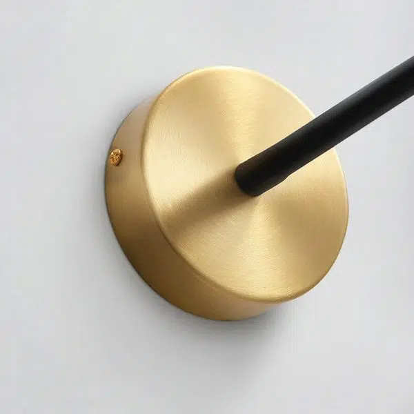 Simple Hose Spotlight Brass LED Reading Wall Sconce Lamp - Image 6