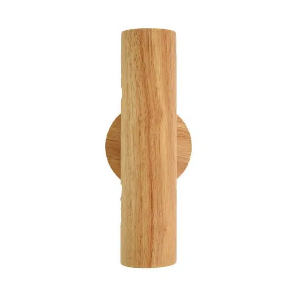 Modern Simple Warm Solid Wood Strip Double Head LED Wall Sconce Lamp - Image 7