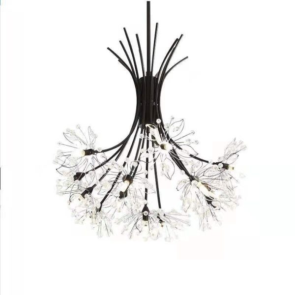 Modern Transitional Crystal Dandelion Branches 13/19 Light Chandelier For Dining Room - Image 9