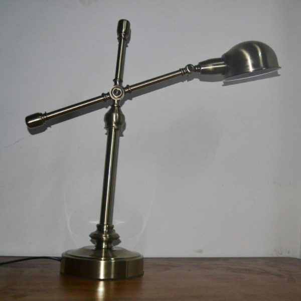 Simple Industrial Iron Eye Protection 1-Light Table Lamp - Image 7