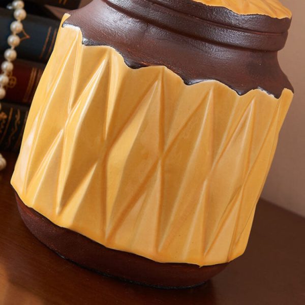 Modern Light Luxury Simple Ceramic Cylindrical 1-Light Table Lamp - Image 6