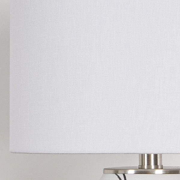 Modern Chinese Ink Painting Ceramic Fabric 1-Light Table Lamp - Image 7