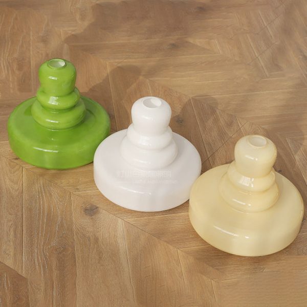 Modern Colorful Glass Gourd Shade 1-Light Pendant Light - Image 5