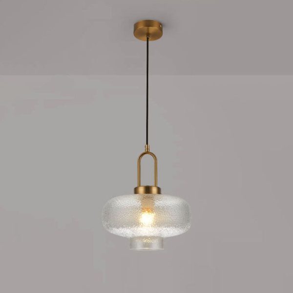 Nordic Light Luxury Oval Clear Glass 1-Light Pendant Light - Image 11