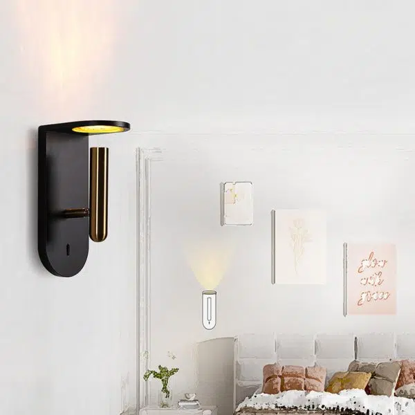 Industrial Creative Flame Light Shadow Rotatable Adjustable LED Wall Sconce Lamp - Image 10