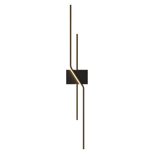 Modern Minimalist Aluminum Geometric Long Straight Line LED Wall Sconce Lamp For Living Room - Image 13