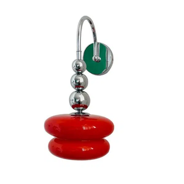 Macaron Cream Gourd Design Glass Shade 1-Light Wall Sconce Lamp - Image 14