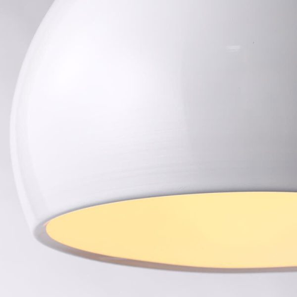 Modern Solid Color Round Head Iron 1-Light Pendant Light - Image 11