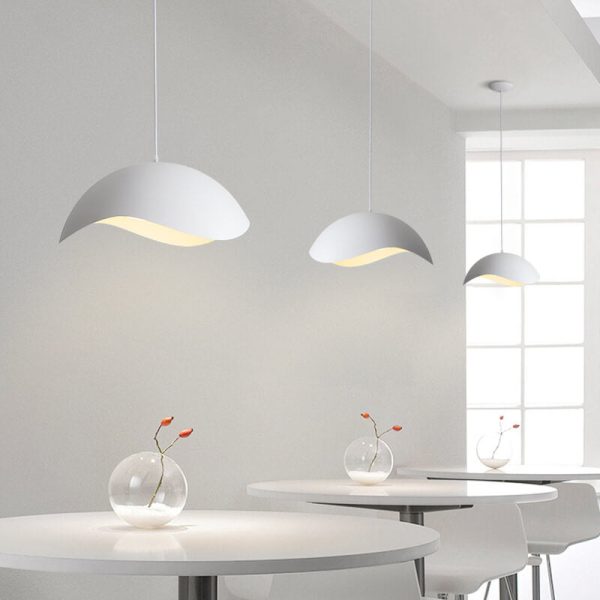 Nordic Minimalist Dome Wave Design LED Pendant Light - Image 18