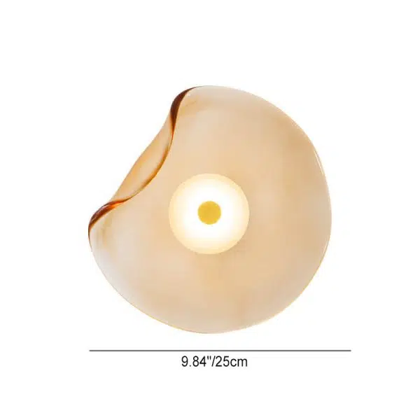 Nordic Modern Minimalist Glass Round Shape LED Wall Sconce Lamp - Image 4