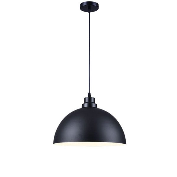 Industrial Simple Iron Dome Pot Lid 1-Light Pendant Light - Image 6