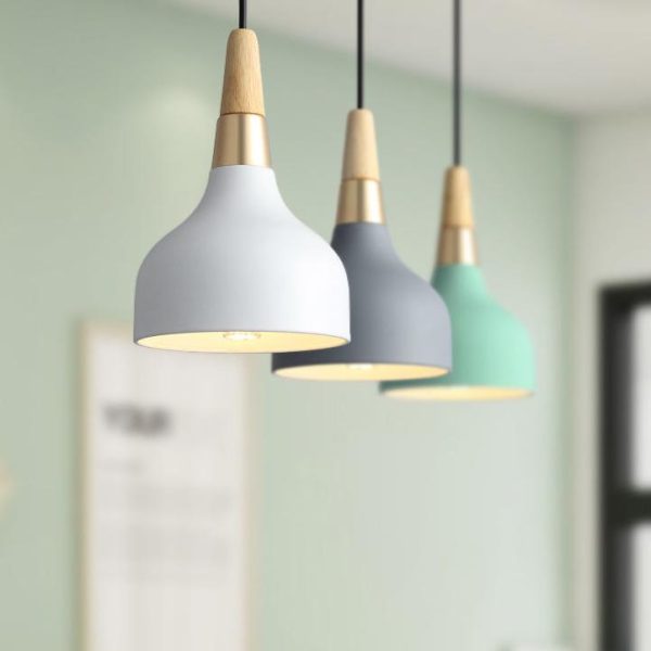 Creative Modern Macaron Disc Art 1-Light Pendant Light - Image 3