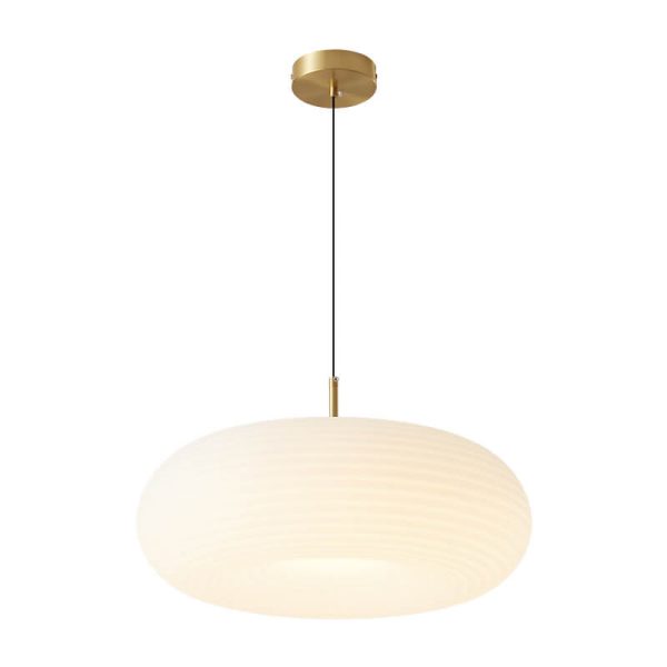 Modern Cream Style Apple All-Copper LED Pendant Light - Image 16
