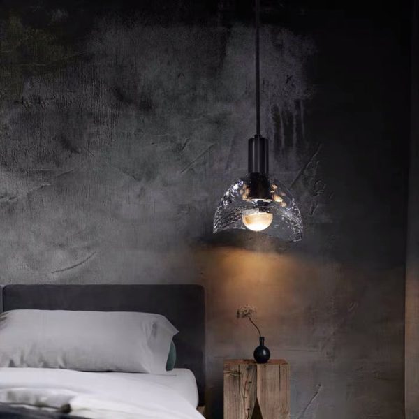 Contemporary Luxury Dazzling Curve Crystal Brass 1-Light Pendant Light For Living Room - Image 2