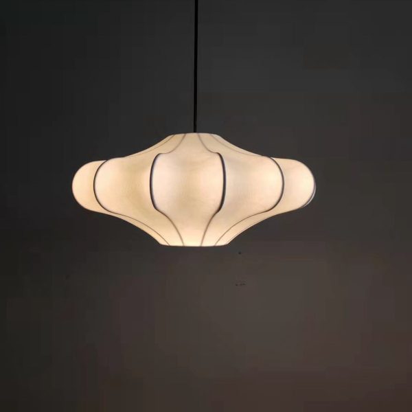 Nordic Simple Wrought Silk Lantern 1-Light Pendant Light - Image 2