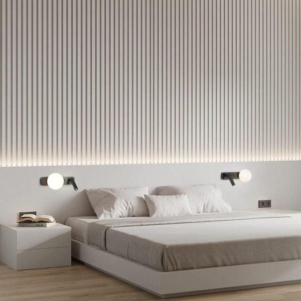 Modern Minimalist Glass Sphere LED Spotlight Reading Wall Sconce Lamp - Image 11