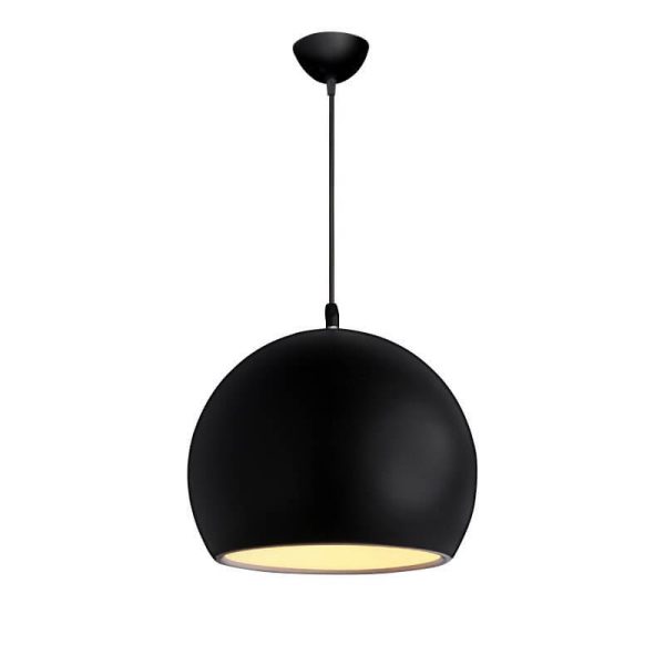 Modern Solid Color Round Head Iron 1-Light Pendant Light - Image 12