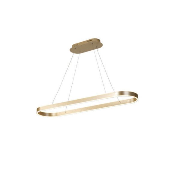 Modern Minimalist Light Luxury Oval Aluminum LED Chandelier - Image 13