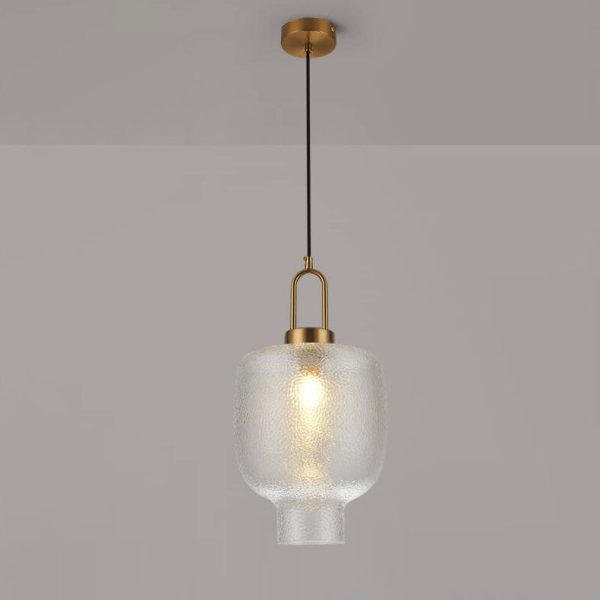 Nordic Light Luxury Oval Clear Glass 1-Light Pendant Light - Image 13