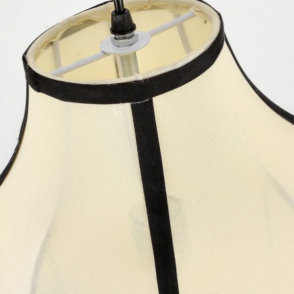 Oriental Antique Handmade Oval Lantern Fabric 1-Light Pendant Light - Image 22