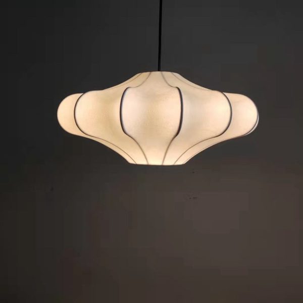 Nordic Simple Wrought Silk Lantern 1-Light Pendant Light - Image 9
