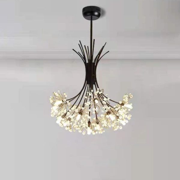 Modern Transitional Crystal Dandelion Branches 13/19 Light Chandelier For Dining Room - Image 11