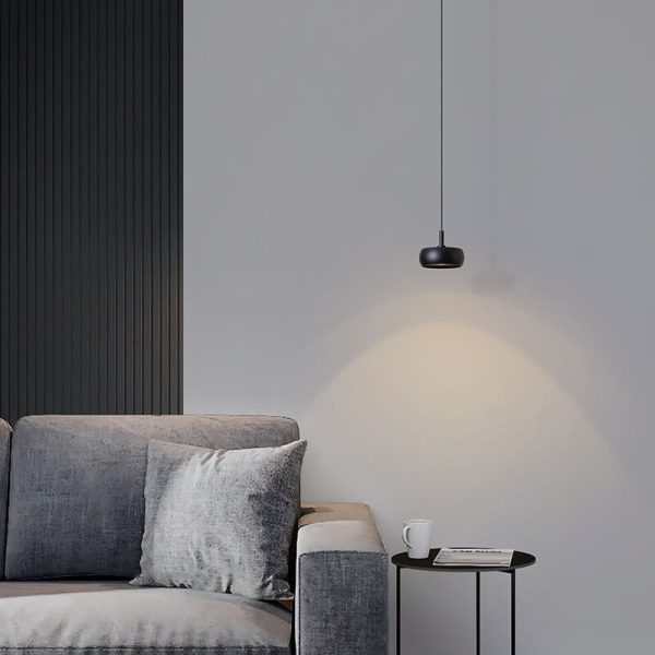 Nordic Minimalist Dome Aluminum LED Retractable Pendant Light - Image 16