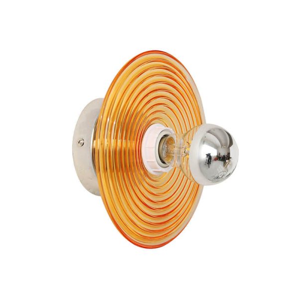 Modern Creative Water Ripple Transparent Glass Iron 1-Light Wall Sconce Lamp - Image 16