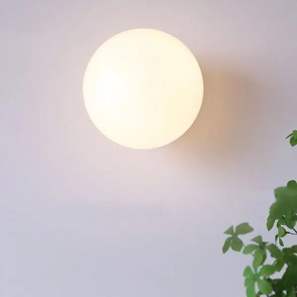 Modern Vintage Minimalist Iron Glass Round Head 1-Light Wall Sconce Lamp - Image 16