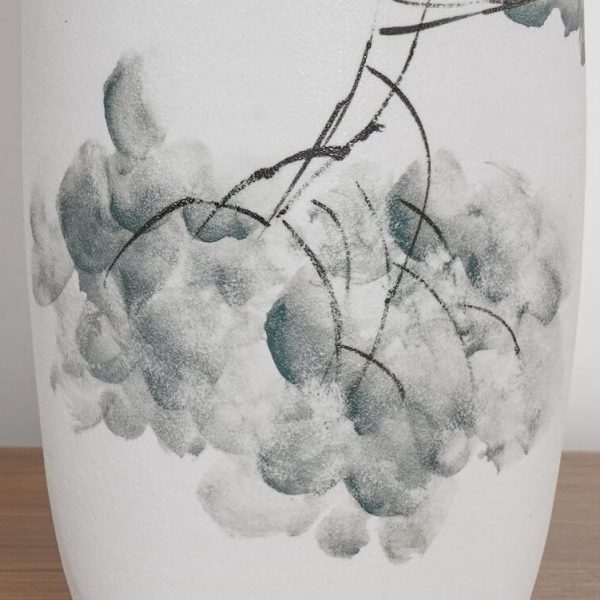 Modern Chinese Ink Painting Ceramic Fabric 1-Light Table Lamp - Image 10