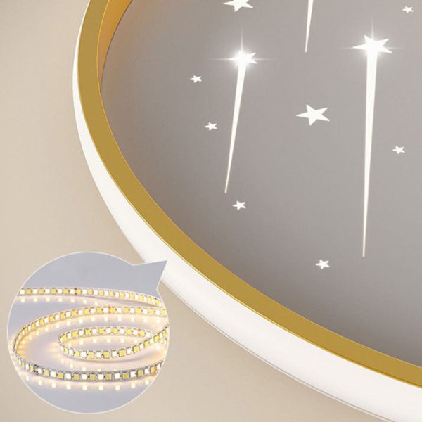 Modern Simplicity Iron Round Children LED Flush Mount Ceiling Light For Bedroom - Image 10