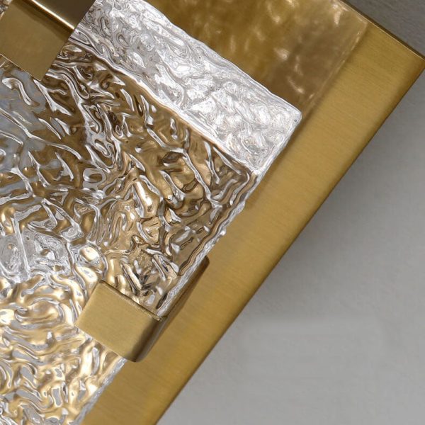 Nordic Luxury Crystal Cube LED Semi-Flush Mount Ceiling Light - Image 6