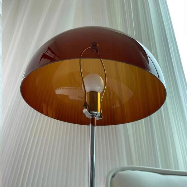 Creative Retro Acrylic Mushroom Design 1-Light Standing Floor Lamp - Image 3