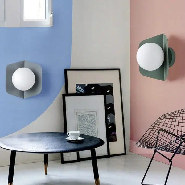 Glass Ball 1-Light Single Globe Sconce Lamp - Image 7