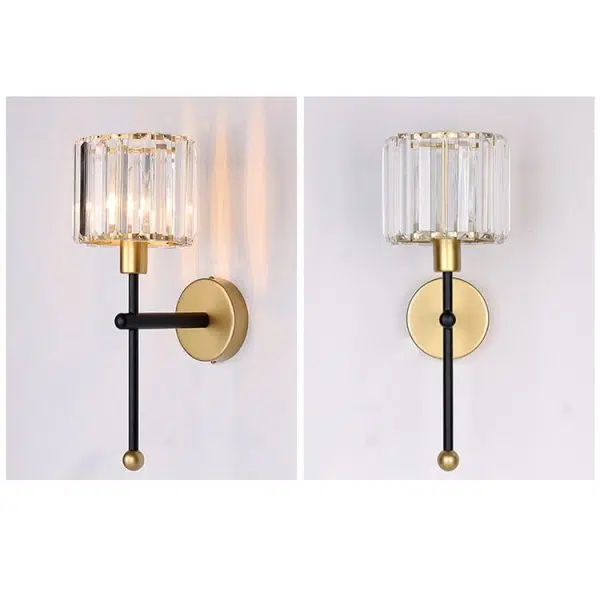 Vintage Light Luxury Crystal Bird 1-Light Wall Sconce Lamp - Image 23
