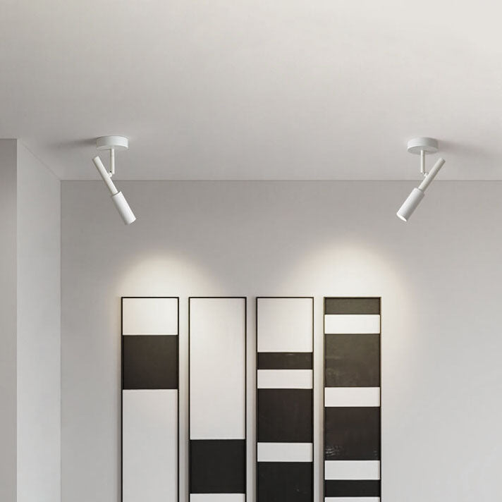 08-445823fb-3f9b-46a5-bae0-210a17913d67.jpg Minimalist Spotlight Rotatable LED Semi-Flush Mount Ceiling Light - Image 1