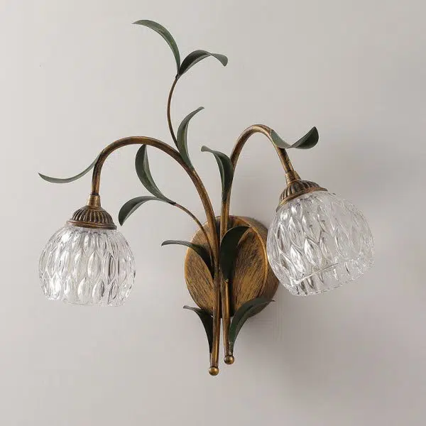 Modern Minimalist Art Glass Flower 1/2-Light Wall Sconce Lamp - Image 13