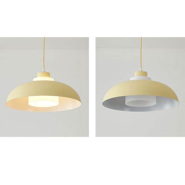 Modern Solid Color Macaron Acrylic Aluminum 1-Light Pendant Light - Image 33