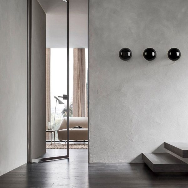 Modern Simplicity Meteorite Semicircle Metal LED Wall Sconce Lamp For Bedroom - Image 5