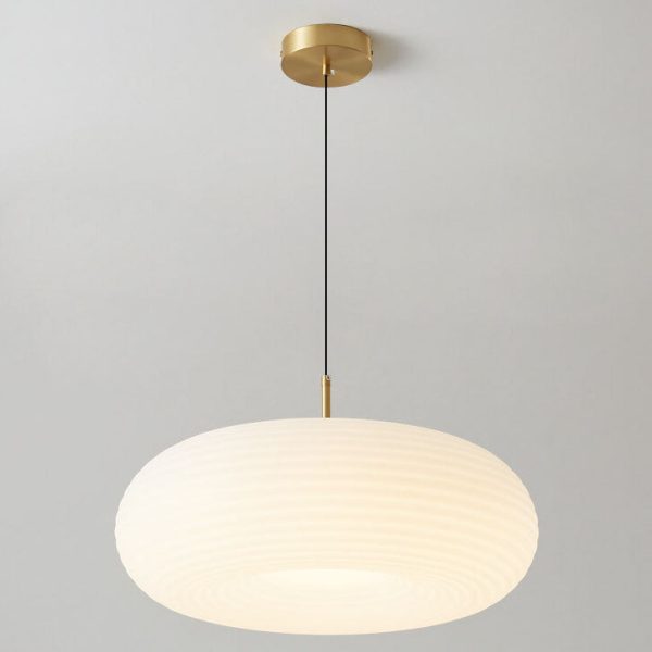 Modern Cream Style Apple All-Copper LED Pendant Light - Image 13