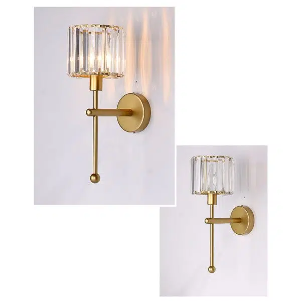 Vintage Light Luxury Crystal Bird 1-Light Wall Sconce Lamp - Image 21