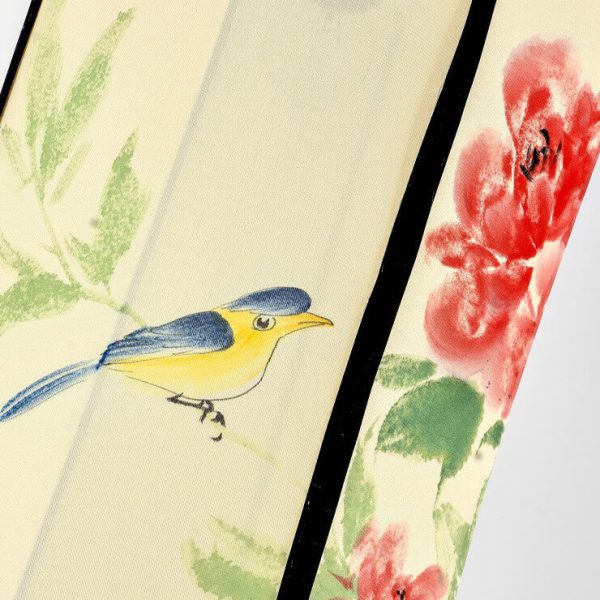 Oriental Antique Handmade Oval Lantern Fabric 1-Light Pendant Light - Image 16