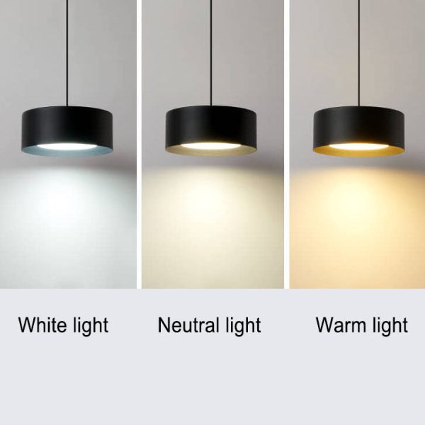 Modern Minimalist Round Head Iron LED Pendant Light - Image 15
