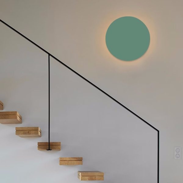 Modern Minimalist Colorful Round Iron LED Wall Sconce Lamp - Image 26