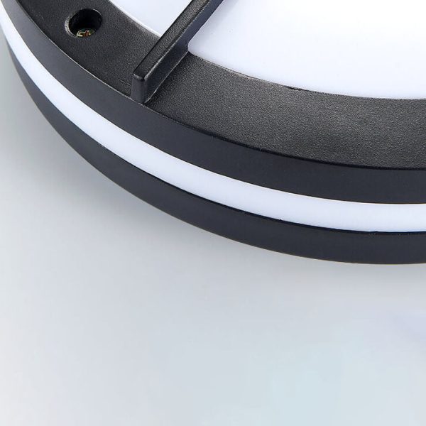 Creative Round Outdoor Waterproof Aluminum Acrylic LED Flush Mount Ceiling Light - Image 19